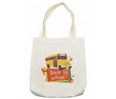 Back to School Subject Tote Bag