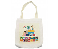 Children Reading Art Tote Bag