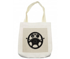 Steering Wheel Auto Tool Race Tote Bag