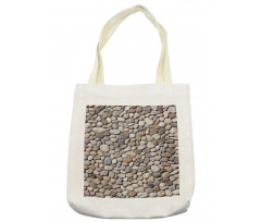 Coastal Theme Stone Wall Tote Bag