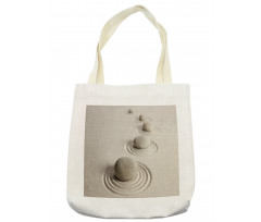 Stone Path on Sand Wave Hits Tote Bag