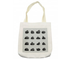 Disparate Sizes and Shapes Tote Bag