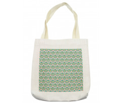 Folk Art Colorful Hues Tote Bag