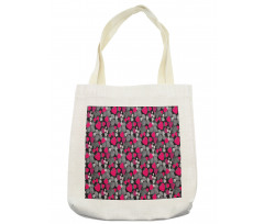 Strawberries Flowers Tote Bag