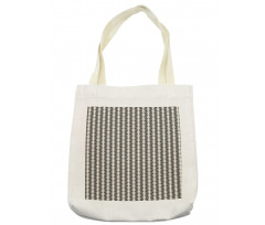 Optical Illusion Zigzags Tote Bag