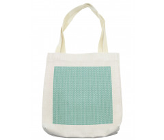 Oriental Curlicue Circular Tote Bag