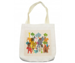 Colorful Shapes Art Tote Bag