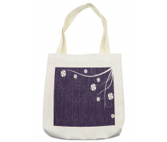 Violet Beauty Floral Tote Bag