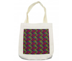 Modern Colorful Maze Design Tote Bag