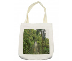 Bridge in Forest Tote Bag