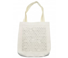 Pastel Tones Geometrical Tote Bag