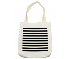 Monochrome Classic Striped Tote Bag