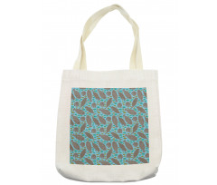 Ocean Floor Themed Design Tote Bag