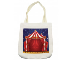 Canvas Circus Tent Tote Bag