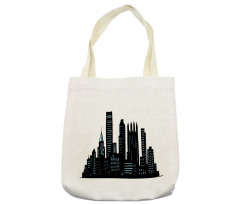 Cartoon Silhouette Tote Bag