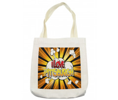 Comic Calligraphy Tote Bag