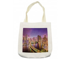 Shot of Florida Miami Downtown Tote Bag