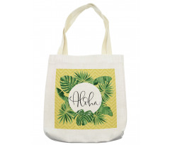 Pencil Drawing Leaves Zigzags Tote Bag