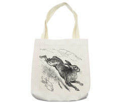 Sketchy Mountain Hare Tote Bag