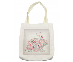 Ornamental and Strokes Tote Bag