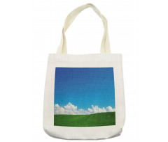 Puffy Clouds Nature Theme Tote Bag