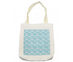 Dreamy Irregular Clouds Tote Bag