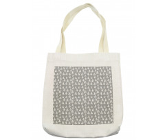 Snowflakes Backdrop Tote Bag