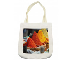 Scene from Traditional Market Tote Bag