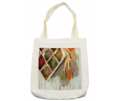 Box Design of Spices Shot Tote Bag