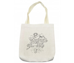 Achieve the Goal Words Tote Bag