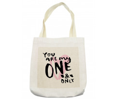 Romantic Texting Tote Bag