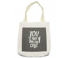 Romantic Lettering Art Tote Bag