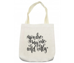 Bold Handwritten Tote Bag