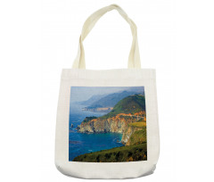 California Coast Mountains Tote Bag