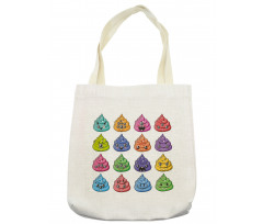 Happy Colorful Kawaii Tote Bag