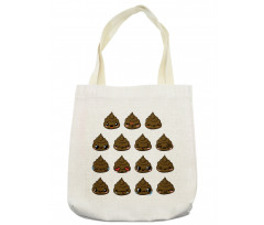 Turd Pattern Tote Bag