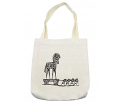 Greek Historic Troy Tote Bag