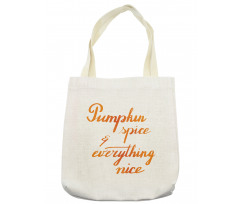 Nice Brush Writing Tote Bag