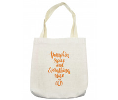 Delicious Fall Season Tote Bag