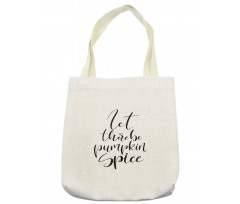 Autumn Vibes Motto Tote Bag