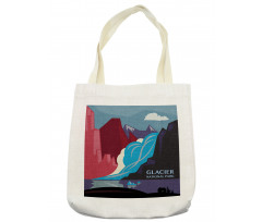 Abstract Mountains and River Tote Bag