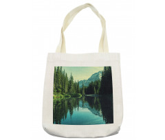 Tree Reflections on Calm Water Tote Bag