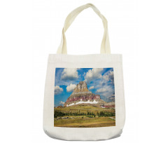 Rugged Peak and Cloudy Sky Tote Bag