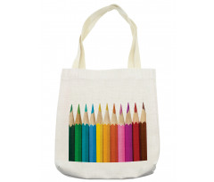 Colorful Pencils Macro Photo Tote Bag