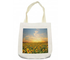 Blooming Farm at Sunset Tote Bag