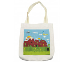 Doodle Land Countryside Tote Bag