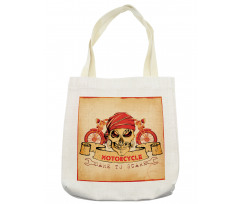 Spooky Racer Motorcycle Tote Bag