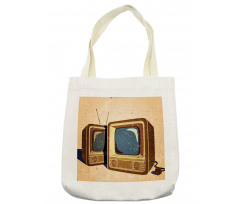 Nostalgic Televisions Tote Bag