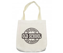 Grunge Retro Look Text Tote Bag