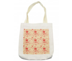 Retro Gaming Objects Tote Bag